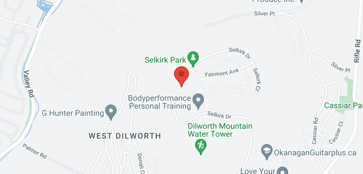 map of 2476 Selkirk Drive